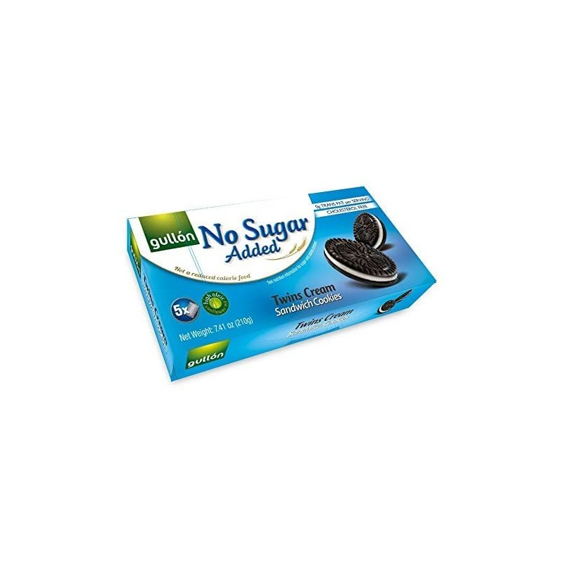 Gullon No Sugar Added Twins Creme Sandwich Cookies (210g)