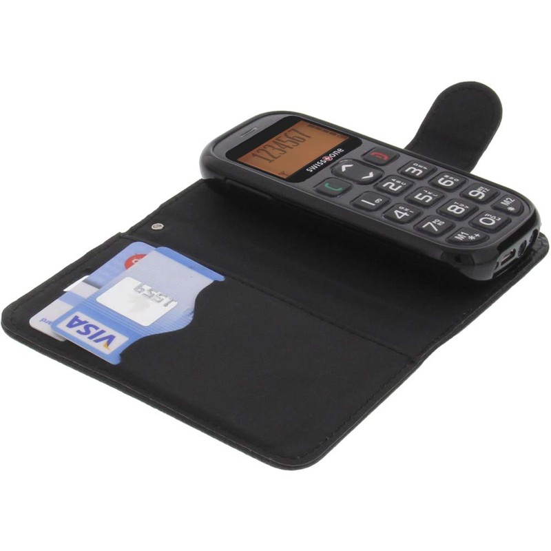 foto-kontor Case Compatible with Swisstone BBM 320 Book Style Black