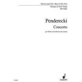 Concerto: per flauto (clarinetto) ed orchestra da camera. flute (clarinet) and chamber orchestra. Partition d'étude.