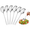 6Pcs Stainless Steel Serving Spoons Set, Serving Spoon, Cooking Utensils,
