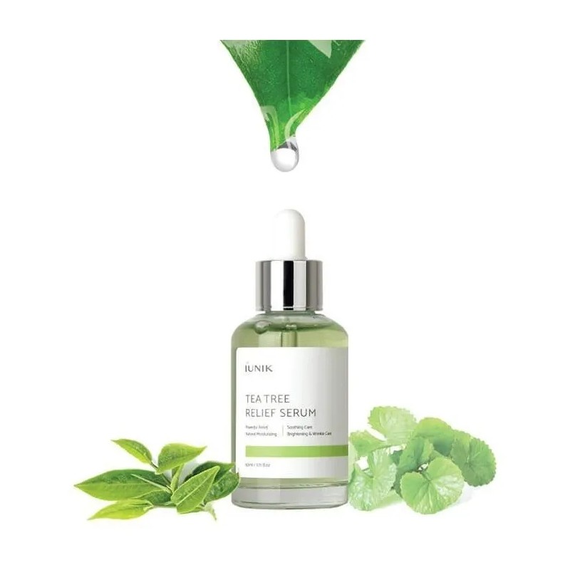 IUNIK Sérum Tea Tree Relief 50ml Calmante Antiacné Para Piel