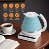 Ultrathin Food Grade Silicone Travel Foldable Electric Kettle Variable Temperature