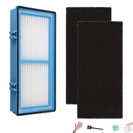 For AER1 HAPF30AT-Total Air Hepa Type Filter, Replacement for Holmes AER1 HAPF30AT Kit for HAPF30AT HAP242-NUC HAP424 HAP706(1 True HEPA Filter +2 pre-filter)