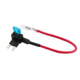 FULARR 3Pcs Premium ACS Add-A-Circuit Fuse Tap, Piggy Back Blade Fuse Holder Kit with Wire Harness, Free Mini Blade Fuses X 15Pcs, Fuse Puller X 1Pcs –– 12V / 24V