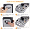 Key Lock Box Wall Mounted, Fayleeko 4 Digit Combination Lockbox
