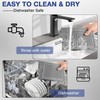 Kitchen Sink Splash Guard, 2024 Upgrade Silicone Sink Faucet Mat,