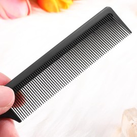 DAZISEN Pack of 3 Hair Combs - Antistatic Tail Comb Fine Tooth Comb Salon Hairdressing Hair Cutting Comb with Stainless Steel Handle for Women and Men