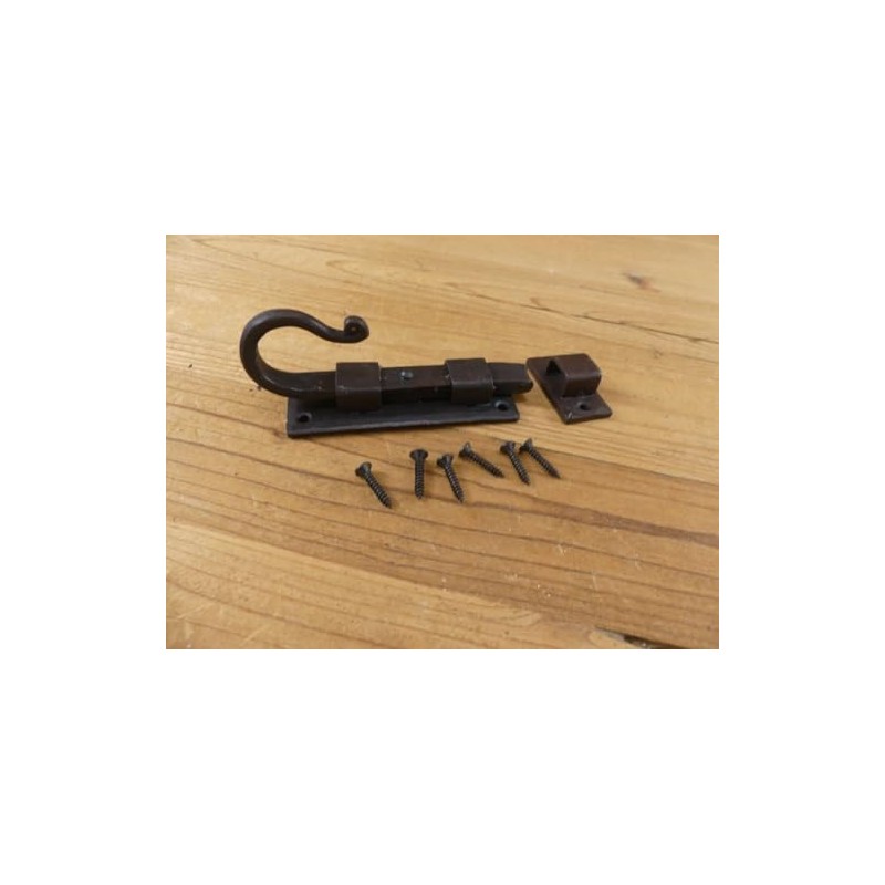 Cast Iron Antique Style Durable Vintage Flat Sliding Lock Cabinet