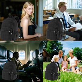 PEAGLOB 15.6 Inch Laptop Backpack College Backpack Puffer Quilted Work Backpack for Women Fashionable Daypack