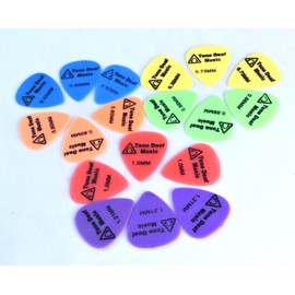 Tone Deaf Music Soft Nylon Guitar Plectrums (pack of 18 picks)