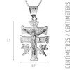 Cruz de Caravaca en Plata 925 - Collar Hombre o