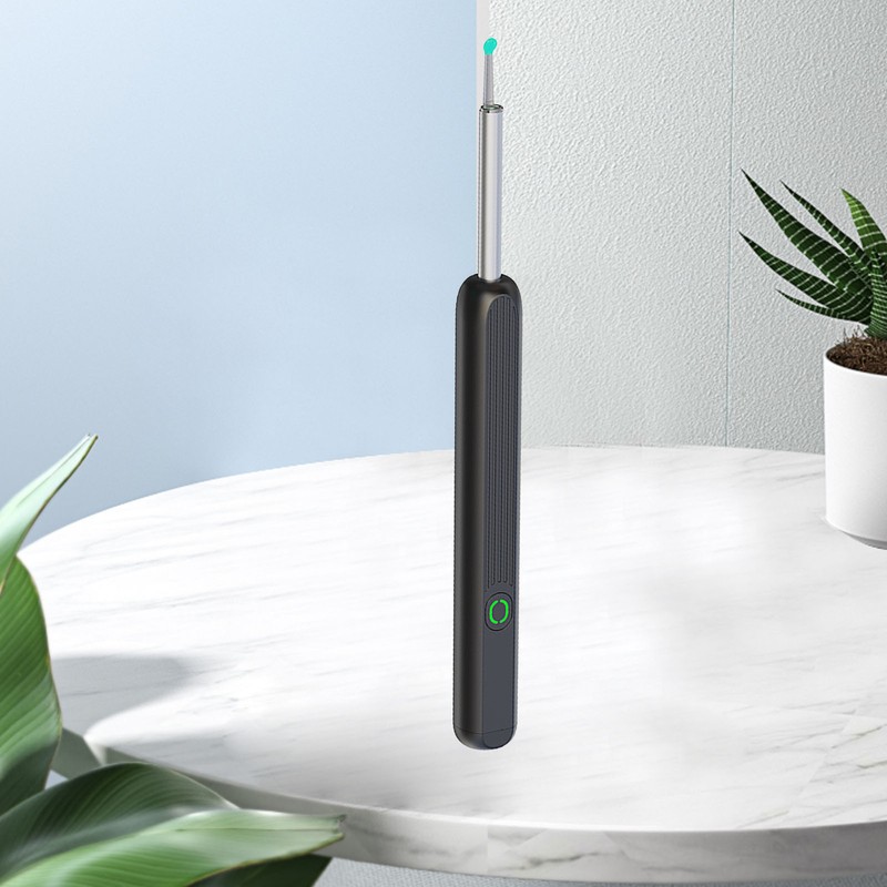 LED Light Earpick Ear Wax Removal HD Camera Visible Smart