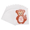 12pcs Newborn Baby Monthly Sticker for 1-12 Month Milestone Memories