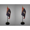 2 Mississippi State Desk Flags American Made Rayon 4x6 inch