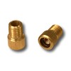 Set of 4 Valve Caps + 2 Bicycle Adapters -