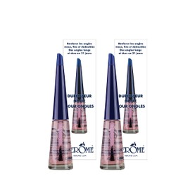 Herome 2 Pack Sensitive Nail Hardener - Nail Enhancer Guaranteed Solid Nails within 30 Days With Keratin, No Formaldehyde (Nail Hardener Sensitive) - 2 x 10 ml