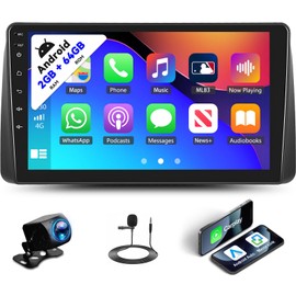 SIXTOP 2+64G Android Car Stereo for Chrysler Grand Voyager 2011-2016/Dodge Grand Caravan 2011-2020 with Carplay Android Auto 9 inch Touchscreen GPS Navigation Bluetooth FM/RDS WiFi EQ Backup Camera