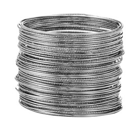 Ensoul 70pcs Hematite Color Flower Mixed Metal Aztec African Indian Vintage Multi Women Bangles Set