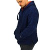 LOUDelephant Recycled Mexican Baja Jerga Hoody - Blue Fleck (XX-Large)