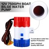 Landhoow Bilge Pump 12V with Float Switch Bilge for Boats