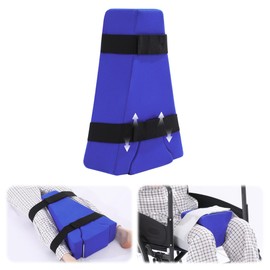 HOMBYS 2-in-1 Hip Abduction Pillow After Surgery, Separable Abduction Wedge Knee Separator Orthopedic Pillow with Strap for Separating Knees, Sit & Lie Dual-Use, Blue