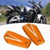 2pcs Front Brake Reservoir Cylinder Cover Cap Replacement for Suzuki