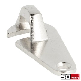 SOTECH Set of 4 De Luxe Table Top Connectors 53.5 mm for Side Tables and Table Inserts, Metal Closing Hooks for Screwing Under the Table Top, Accessories for Extending Table Fitting