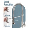 Kitchen Faucet, Commercial Kitchen Sink Faucets with Pull Down Sprayer,