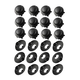 Hippotech Pack of 12 Spool and Cap Combo Replacement for Stihl Head Cover 25-2 FS 90 100 110 120 130 55 80 83 85