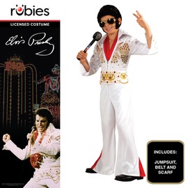 Rubie's 883481M000 Elvis Deluxe Child Costume Kids Fancy Dress, Boys, Multi-Colored, 7-8 Years