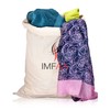 IMFAA Large(40x50) Drawstring Laundry Sack, Stocking, Storage, Muslin 100% Cotton