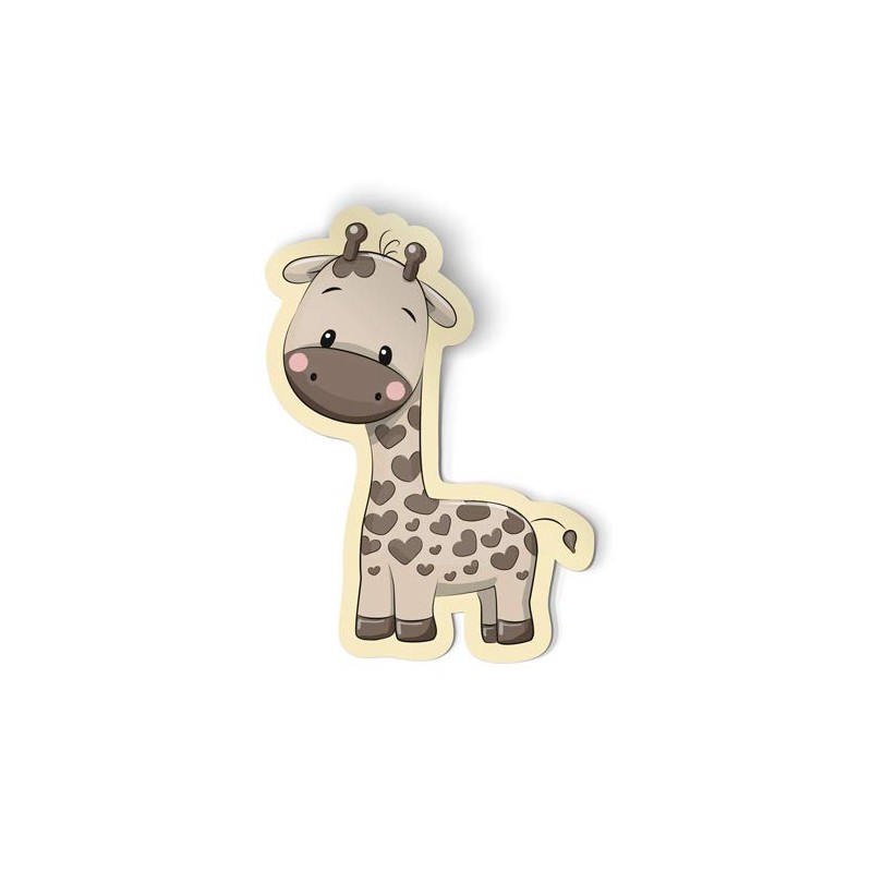 Squiddy Cute Giraffe - Vinyl Sticker for Car, Laptop, Notebook