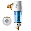 iSpring WSP50GR Reusable Spin Down Sediment Water Filter, 50 Micron