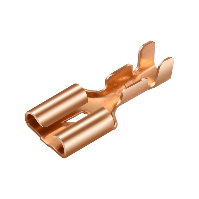 Heschen female spade quick splice crimp terminals 6.3mm crimp connector