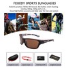 FEISEDY Polarized Outdoor Sports Sunglasses for Men Dust Driving Fishing