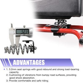 CILOYU Modified Mini Bike Seat Spring Seat Suspension Mount Bracket Kit Replacement for Mini Bike Coleman CT200U 196cc 6.5HP CT200U-A Hisun HS200U Minibike Accessories Parts