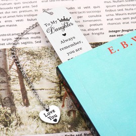 Daughter Bookmark, Easter Basket Stuffers for Teen Girls, Easter Basket Stuffers for Kids, Daughter Birthday Gifts, 21st 18th Birthday Gift for Girls, Sweet 16 Gifts for Girls, Daughter Gifts from Mom