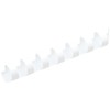 Fellowes Plastic Binding Comb 12mm A4 Retail - White (Pack