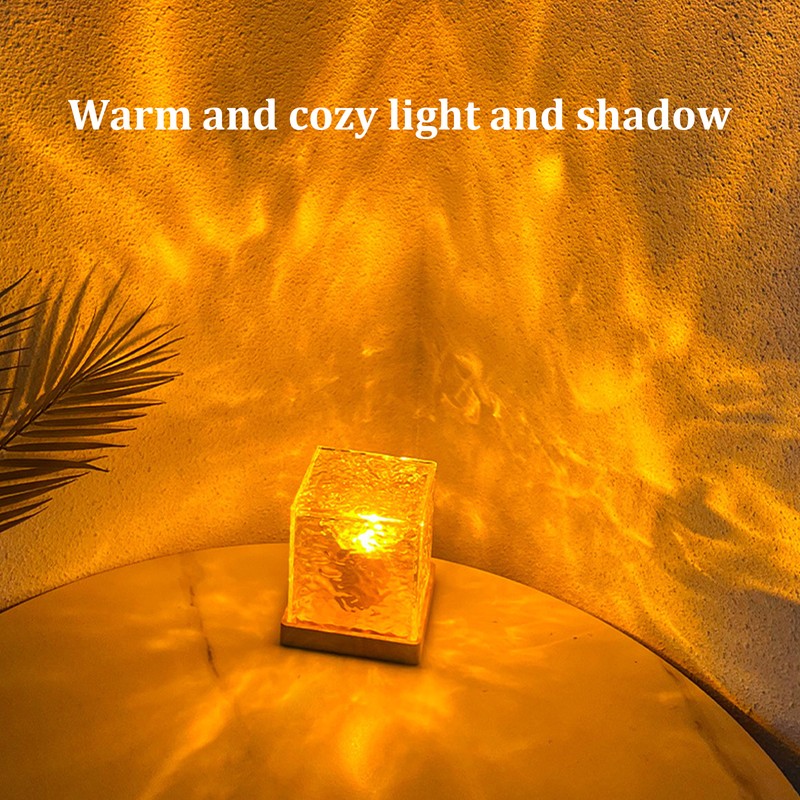 Rotating Water Ripple Light Ambient Light Bedroom Night Light Bedside