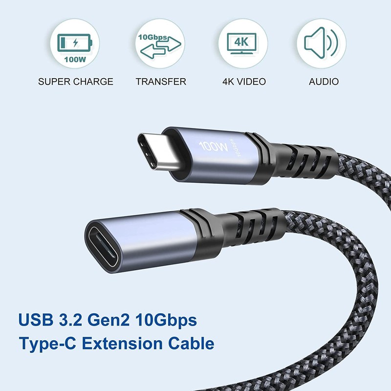 Reagle USB-C 3.2 Thunderbolt Extender 100W 4K @ 60Hz 0.5m