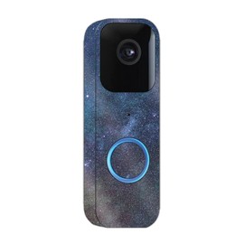 MightySkins Glossy Glitter Skin Compatible with Blink Video Doorbell - Astro Sky | Protective, Durable High-Gloss Glitter Finish | Easy to Apply, Remove, and Change Styles | Made in The USA