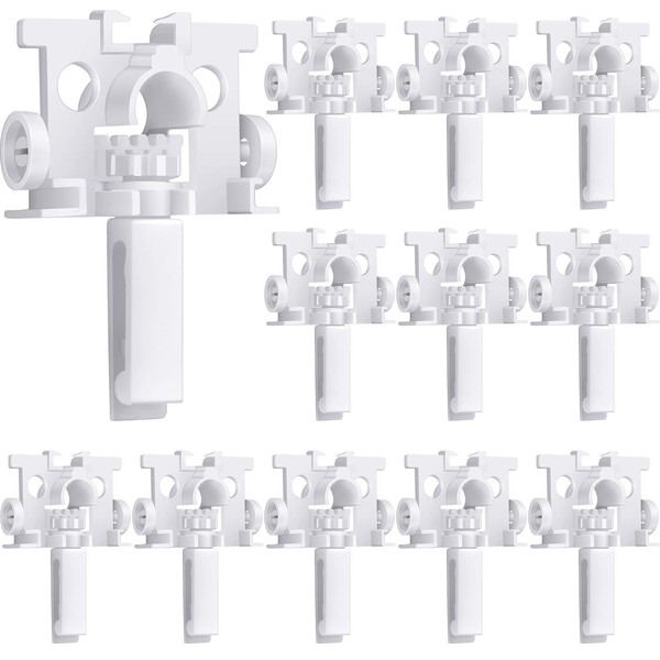 20 Piezas de Soporte Vertical para reparación de persianas Verticales