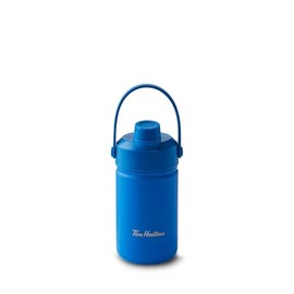 Tim Hortons 12oz Insulated Stainless Steel Water Bottle | Chug and Sip with Handle | Blue