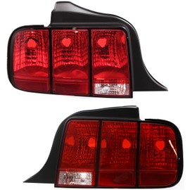 Evan Fischer Driver and Passenger Side Tail Light Set of 2 Compatible with 2005-2009 Ford Mustang - FO2801191, FO2800191