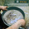 Blulu 5 Pack 14.57 Inch Wide Stackable Classifier Gold Prospecting