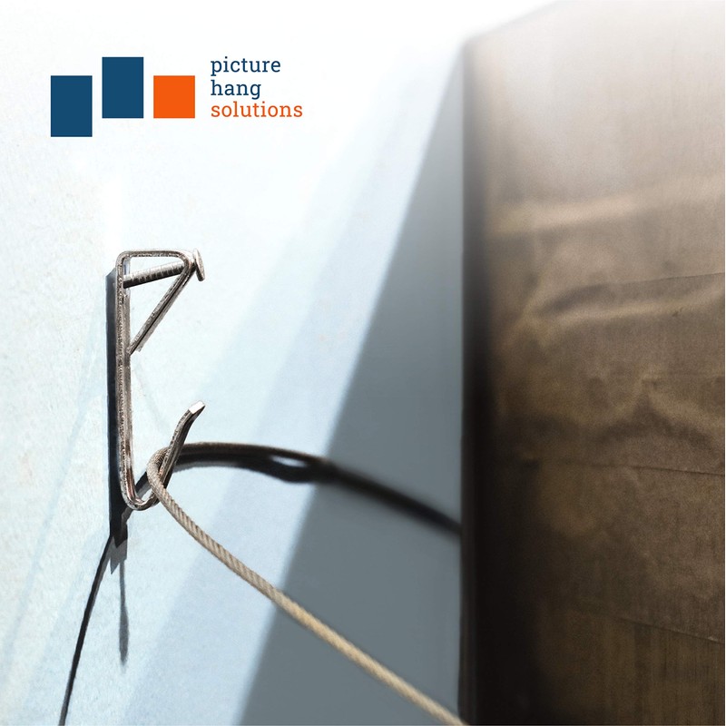 100 lb Picture Hangers Hooks with Nails - 25 Pack