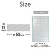 [Tamper-tampering Prevention] Security Seal, Matte, Silver, Japanese, Seal, Tamper-Proof Sticker,