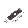 Turn Button Thumb Catch Latch 38mm Antique Black Cupboard Cabinet