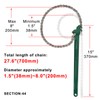 15 Inch Heavy-Duty Ratcheting Chain Wrench Reversible Oil Filter Tool