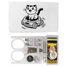 'Robot Vacuum Cat' Mini Travel Sewing Kit (SE00037714)